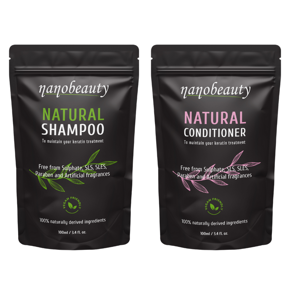 Nanobeauty Natural Shampoo & Conditioner Set 100ml Each