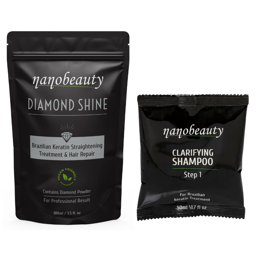 Nanobeauty Diamond Shine Brazilian Keratin Hair Treatment Kit