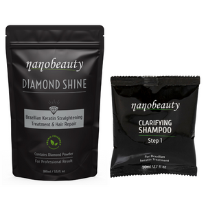 Nanobeauty Diamond Shine Brazilian Keratin Hair Treatment Kit Nanobeautyonline