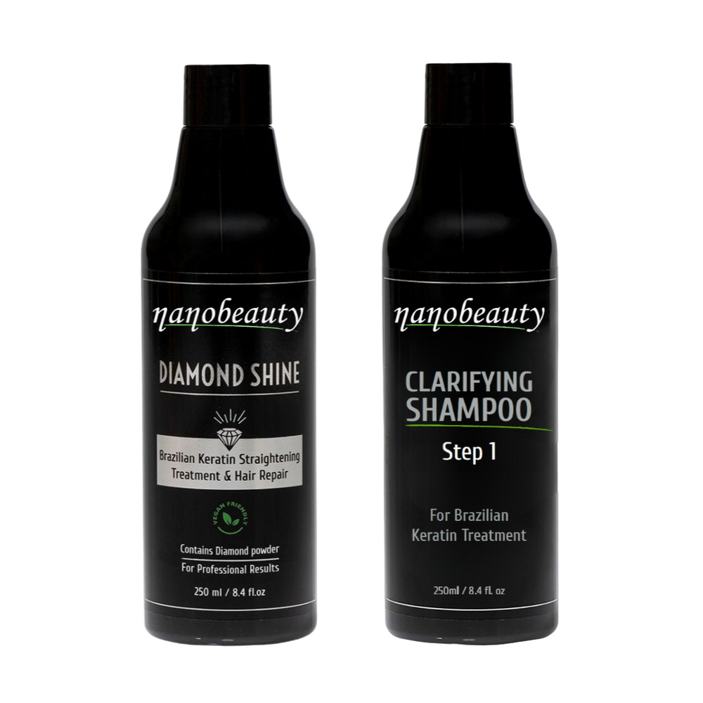 Nanobeauty Diamond Shine Brazilian Keratin Hair Treatment Kit