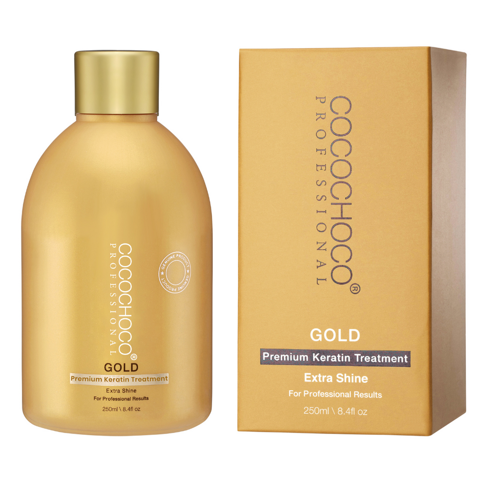 
                  
                    COCOCHOCO Gold Brazilian Keratin Hair Treatment 250 ml + Clarifying Shampoo 150 ml
                  
                