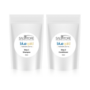 
                  
                    SALVATORE Blue Gold Premium Brazilian Keratin Treatment Sample Size Kit - Tailor your needs
                  
                